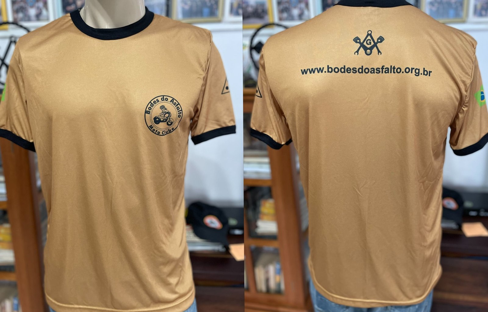 Camisa Dourada - Dryfit