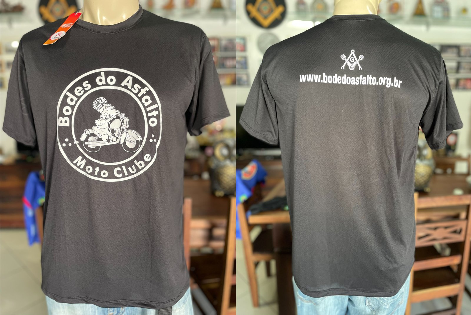 Camisa Preta/Branco(simples)