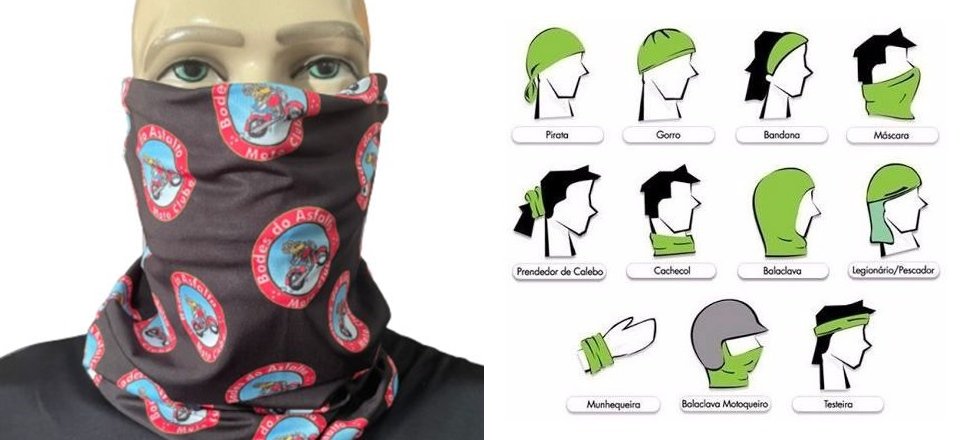 Bandana Multiuso Tubular - Brasão