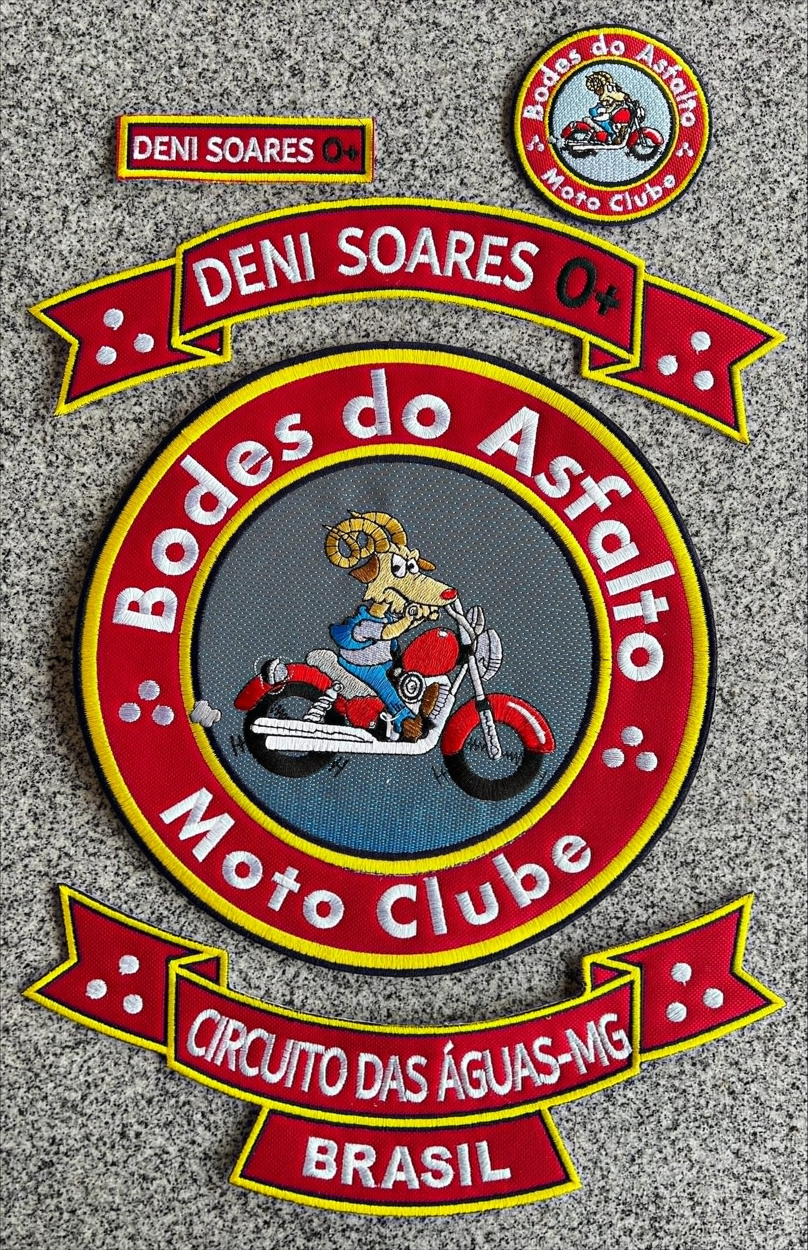 Kit OFICIAL: Brasão, Patch, Faixas, Tarjeta