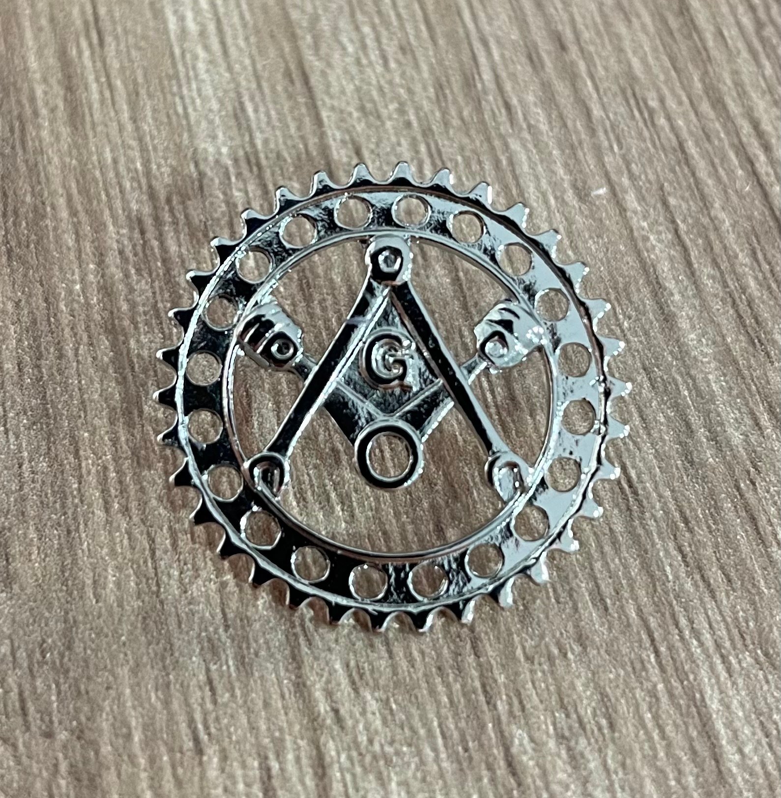 Pin Maçom Motociclista