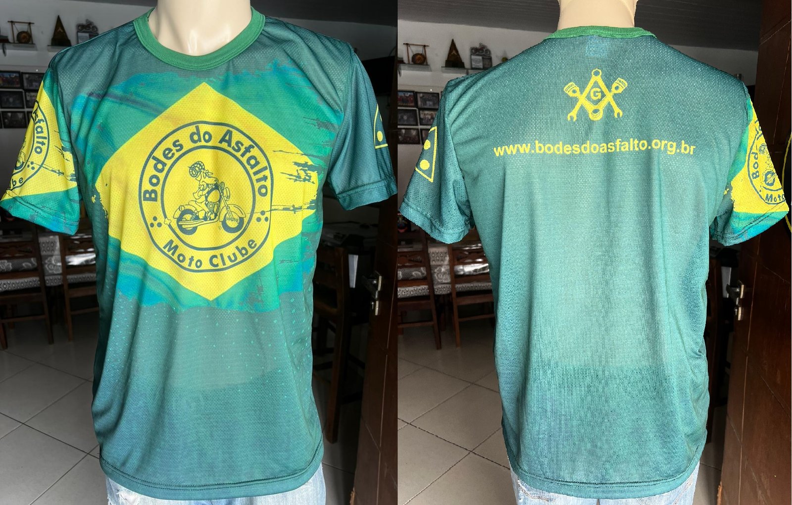 Camisa DRY: BRASIL VERDE