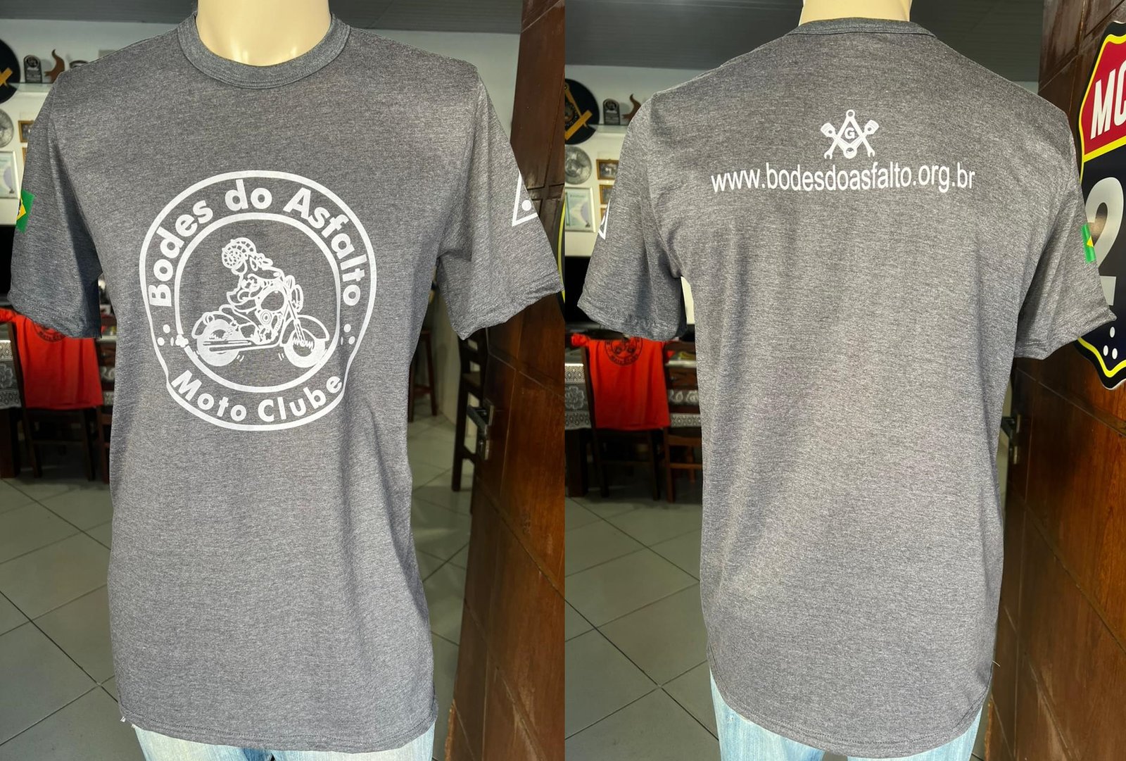 Camisa Cinza Mescla