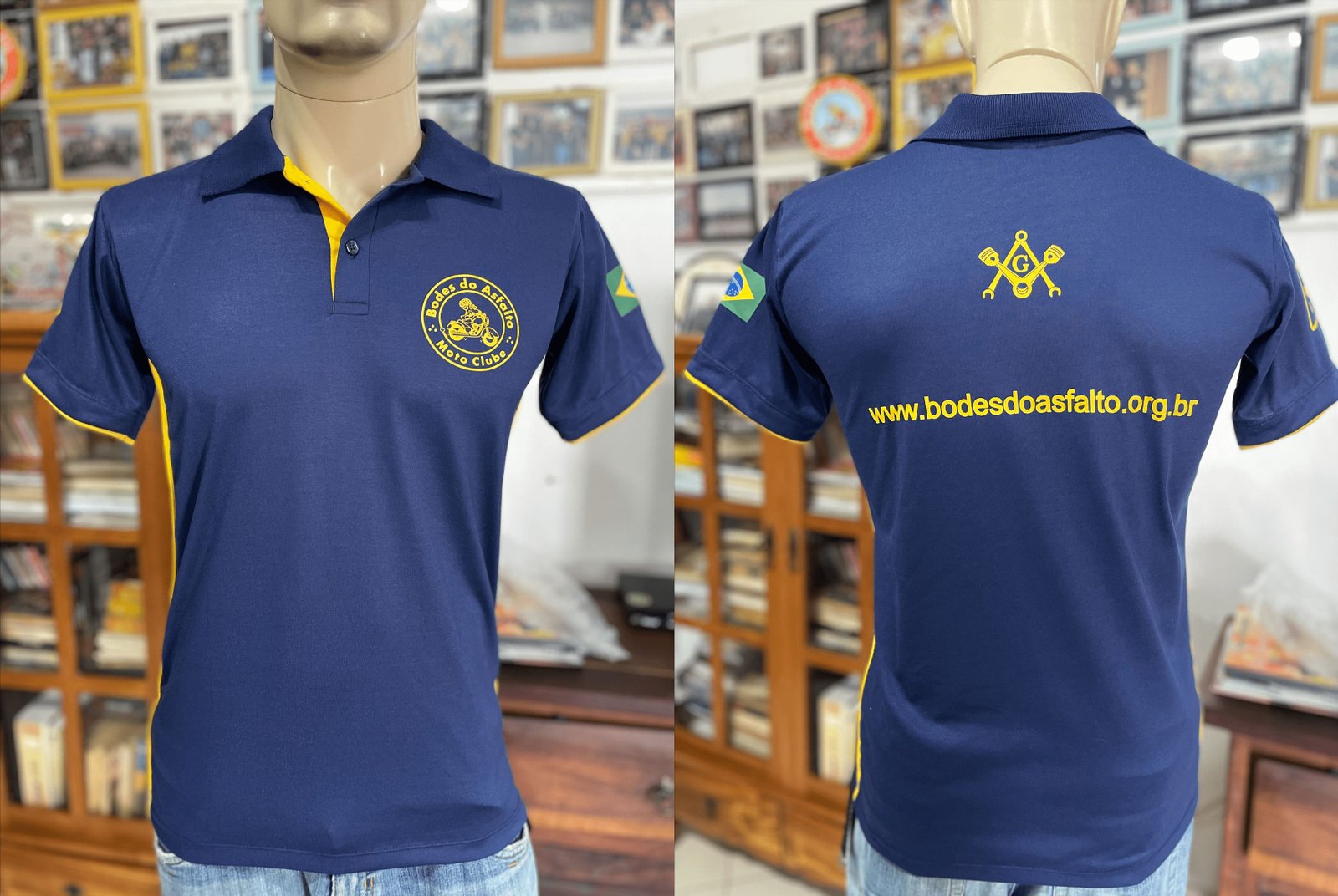 Camisa Polo Azul Marinho