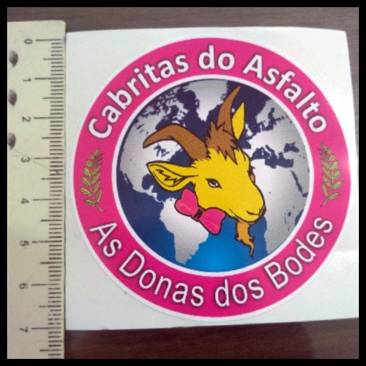 Adesivo Cabritas do Asfalto pct com 10 und